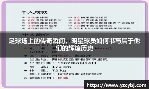 足球场上的传奇瞬间，明星球员如何书写属于他们的辉煌历史