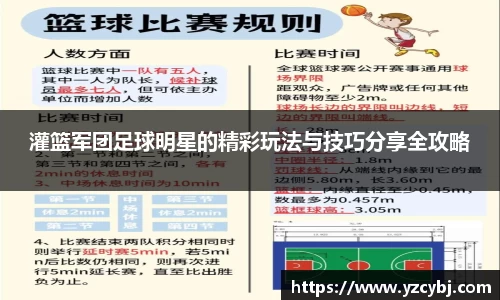 灌篮军团足球明星的精彩玩法与技巧分享全攻略